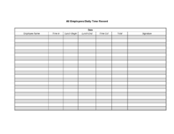 blank payroll record keeping template doc