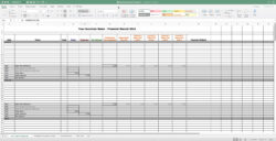 blank tax record keeping template excel