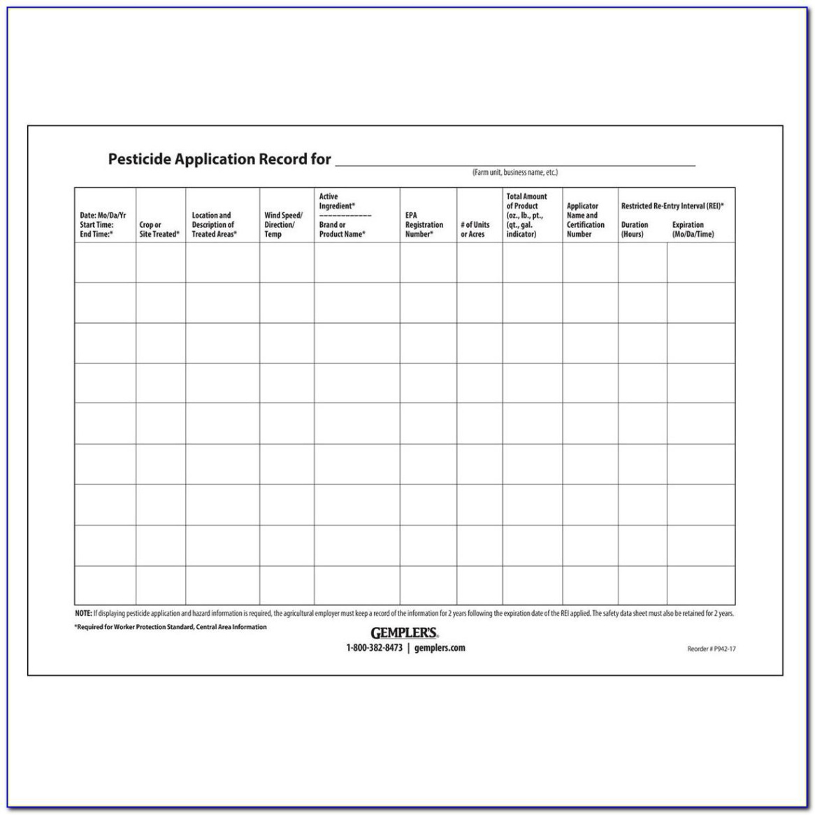 fish farm record keeping template doc