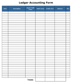 free blank tax record keeping template