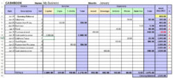 free  cash sales transaction record keeping template doc