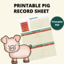 free editable animal record keeping template pdf