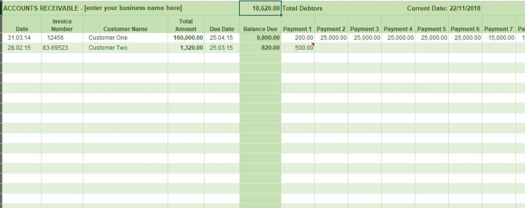 free editable cash sales transaction record keeping template doc