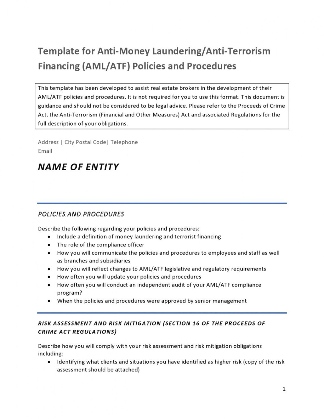 free editable record keeping policy and procedures template word