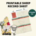 free editable sheep record keeping template excel