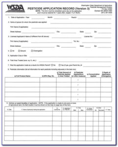 free  pesticide herbicide record keeping template example