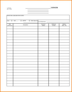 free printable accounting record keeping templates excel