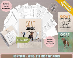 free printable goat record keeping template pdf