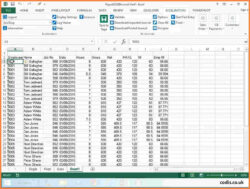 free printable payroll record keeping template example