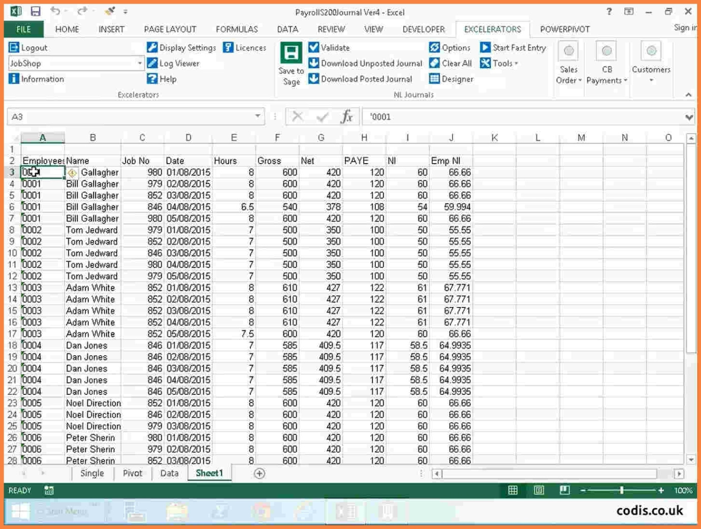 free printable payroll record keeping template example