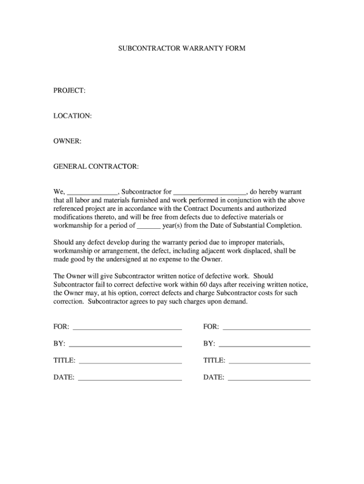 free printable warranty record keeping template word