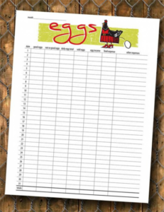 free sample chicken poultry record keeping templates pdf