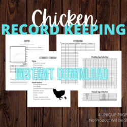 free sample chicken poultry record keeping templates sample