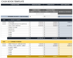 free sample expense record keeping template excel