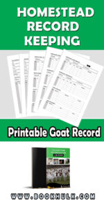 free sample goat record keeping template