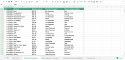 free sample tax record keeping template example