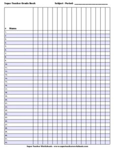 free  teacher record keeping template excel