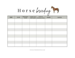 nursery bredding record keeping template doc