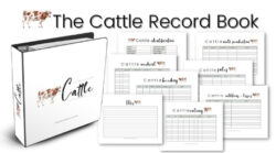 printable cattle record keeping template sample