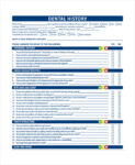 printable dental record keeping audit template example