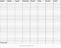 printable manual record keeping template pdf