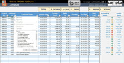 printable project record keeping template word