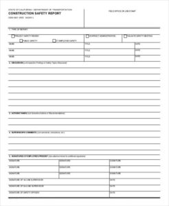 sample ohs record keeping template word