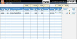 sample restaurant record keeping template example