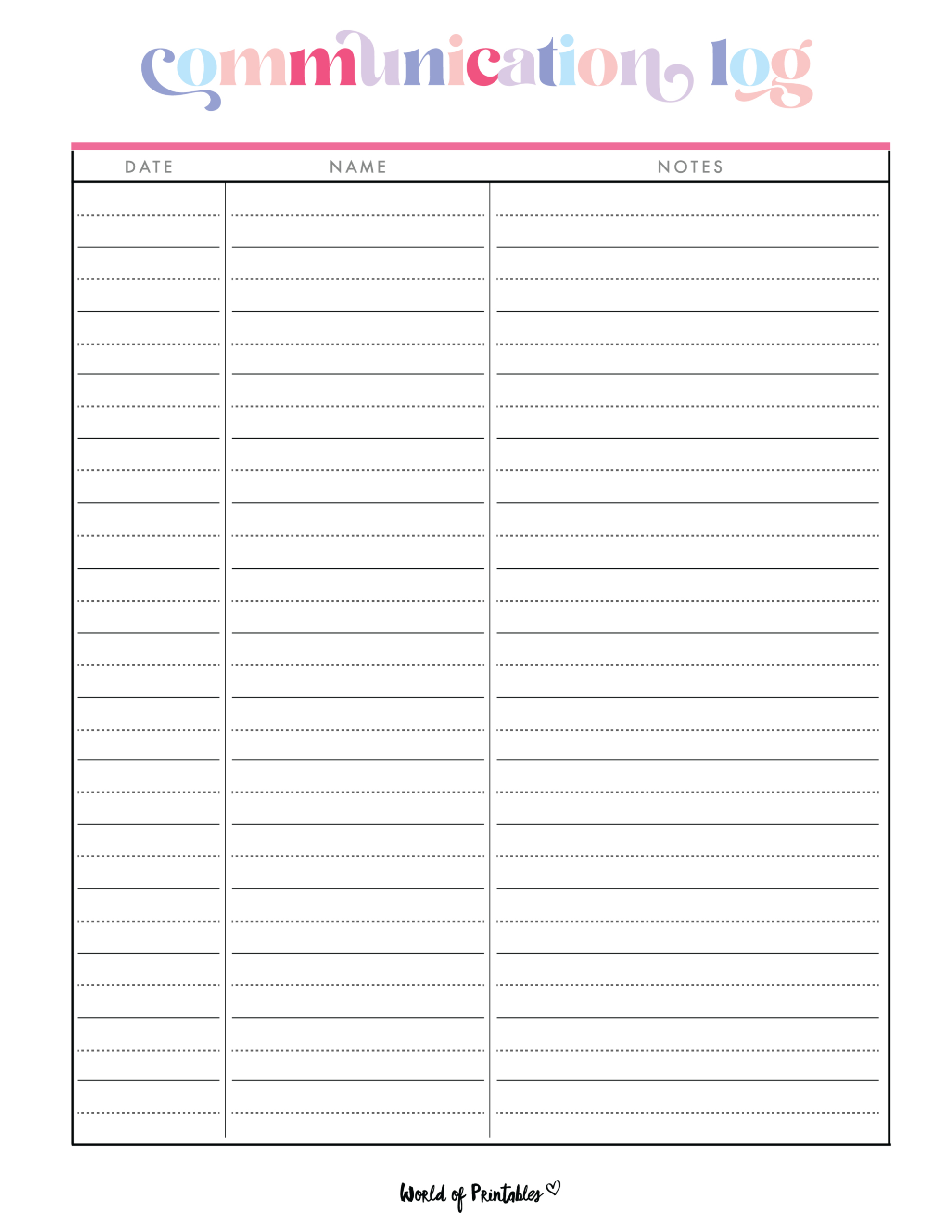 blank employee record of conversation template excel