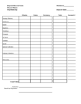 free  church financial record book template