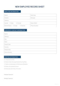 free editable hr record of conversation template excel