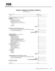 free printable business financial records template sample