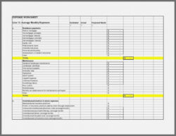 free printable tenant rental payment record template excel