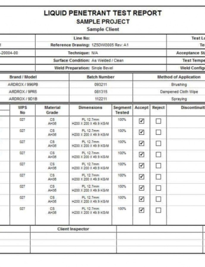 free sample commercial catering inspection record template word