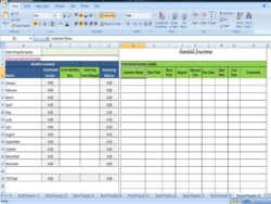 free sample rental property record keeping template pdf