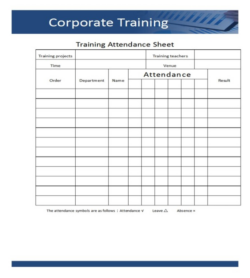 blank employee training training record template example