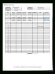 daily staff attendance record template excel