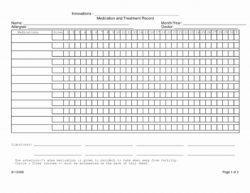 editable home care medication administration record template