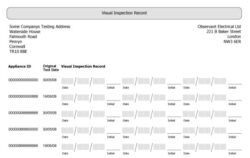 editable pat testing record sheet template doc