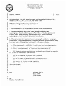 free blank air force memo for record template excel