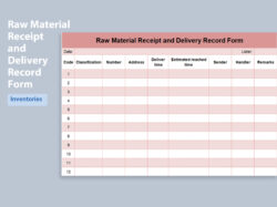 free blank crop production record template example