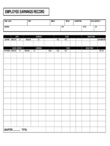 free blank employee time off record template excel