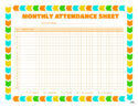 free blank student attendance record template sample