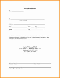 free editable authorization to transfer medical records template doc