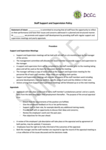 free editable social work supervision record template word