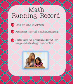 free  math running records template sample