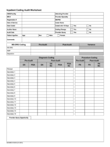 free printable adult medical record audit template excel