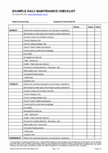 free printable building maintenance records template doc