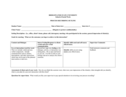 free printable interpersonal process recording template excel