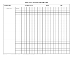 free printable pain medication administration record template